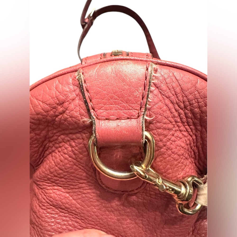 Gucci Rose Leather Medium Web Boston Bag - Picture 12 of 14
